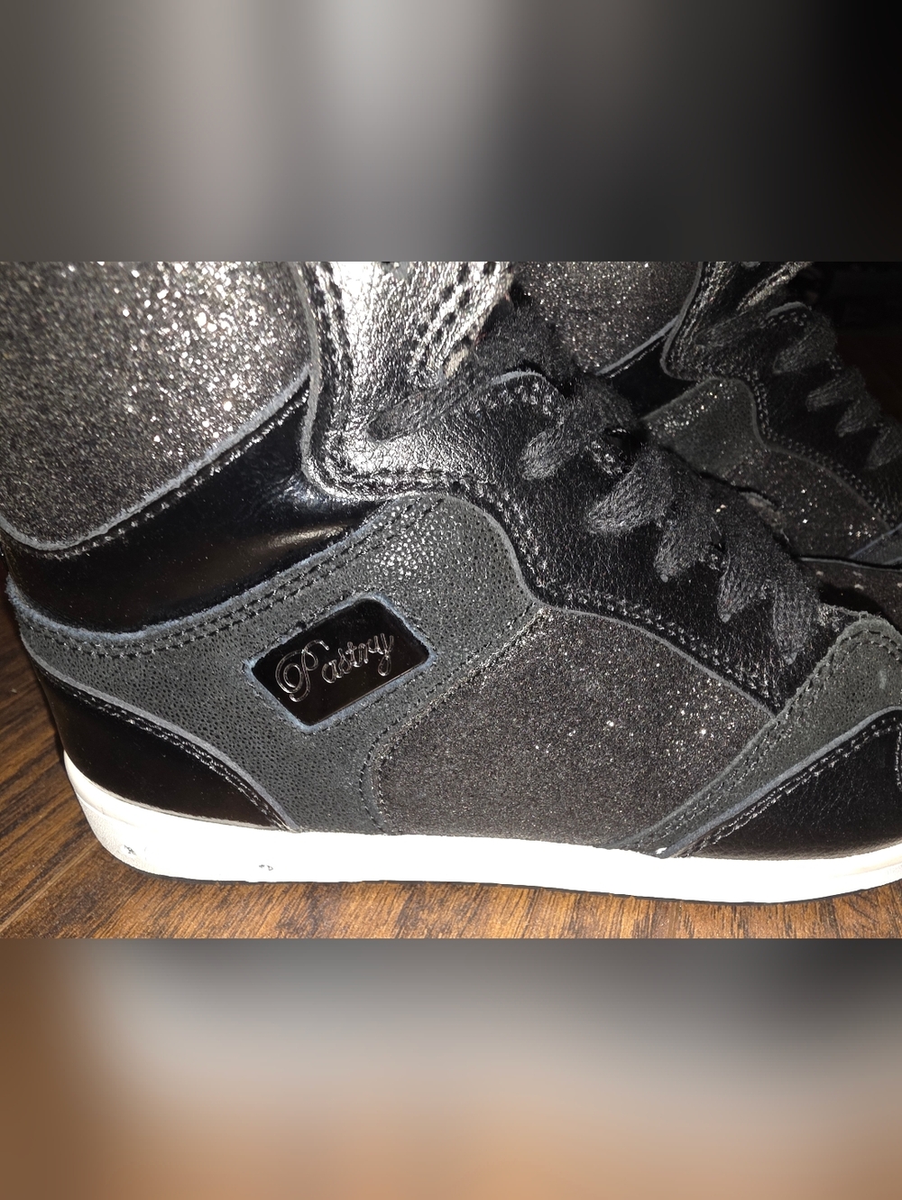 Pastry Black High Top Sneakers - Picture 3 of 10